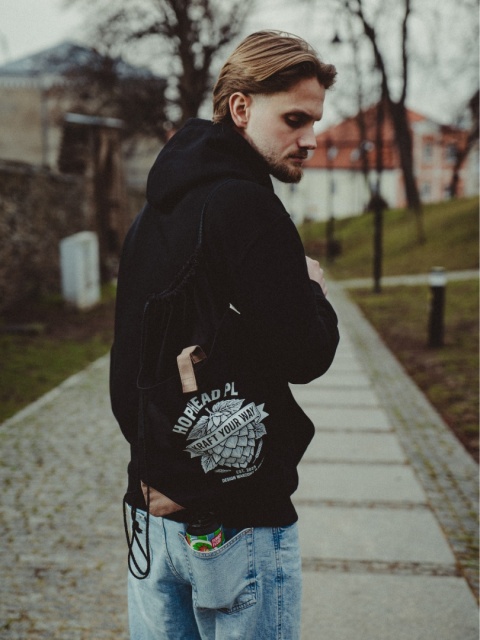 Bluza Hophead "BASIC – BLACK HOODIE"
