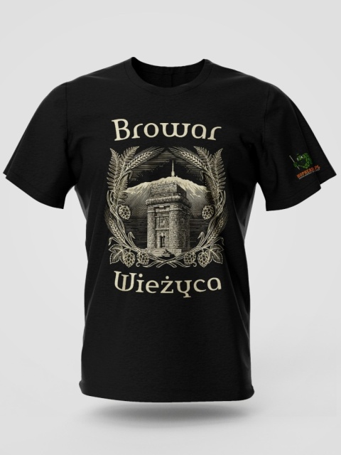 Koszulka Browar Wieżyca – Wieża (Classic Black)