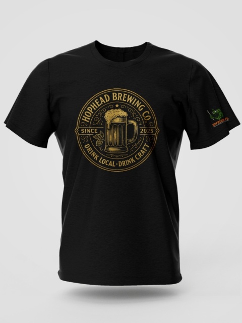 Koszulka „Hophead Brewing Co. – Vintage Seal”