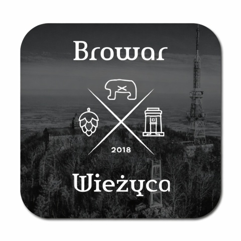 Podkładka „Browar Wieżyca” – Panorama (Korkowo-Tekturowa)
