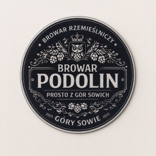 Podkładka pod piwo „Browar Podolin” (Korkowo-Tekturowa)