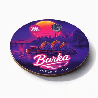 Podkładka pod piwo – Barka | Majsterszyk | Browar Wołów (Korkowo-Tekturowa)