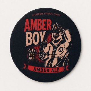 Podkładka pod piwo Amber Boy – AleBrowar Legends Series