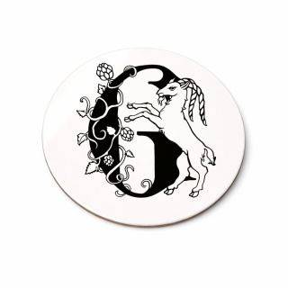 Podkładka tekturowo-korkowa Gordon – White Edition