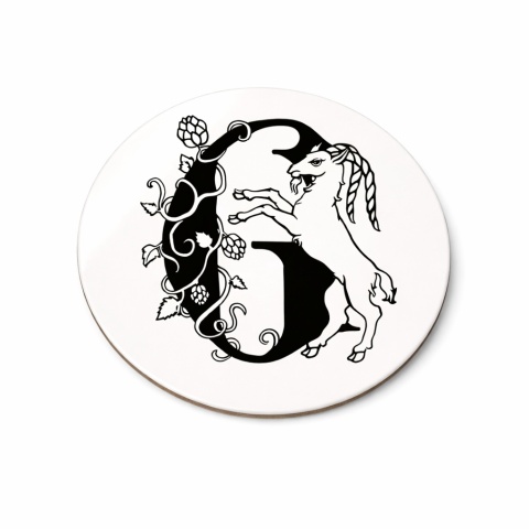 Podkładka tekturowo-korkowa Gordon – White Edition