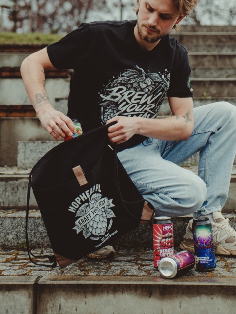 Worek Hophead "Kraft Your Way" (Bawełna z recyklingu)