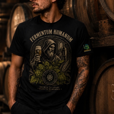 T-Shirt Hophead "Fermentum Humanum"