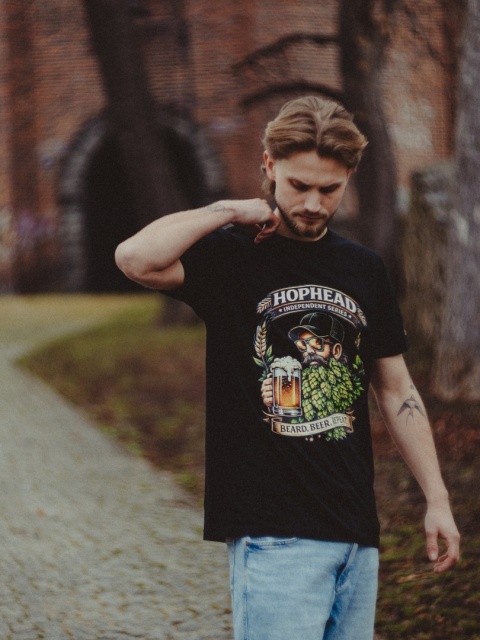 T-shirt Hophead "BEARD. BEER. REPEAT. – INDEPENDENT SERIES"